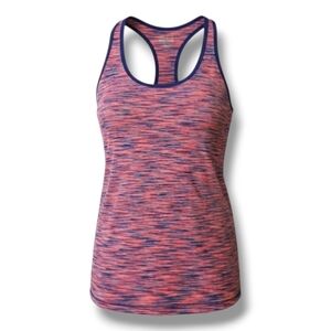 BCG Women's pink space dyed activewear raceback tru-wick tank top  - large​